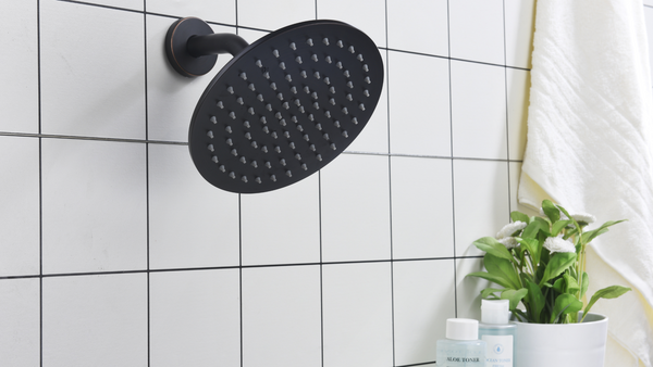 Matte Black Rain Shower Head