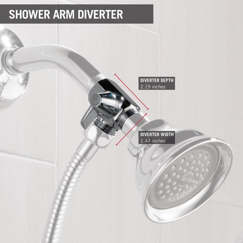 Delta 2-Way Shower Arm Diverter Valve Without Holder Mount Bracket