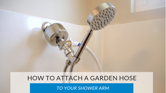 How To Attach A Garden Hose To Your Shower Arm Pipe The Shower