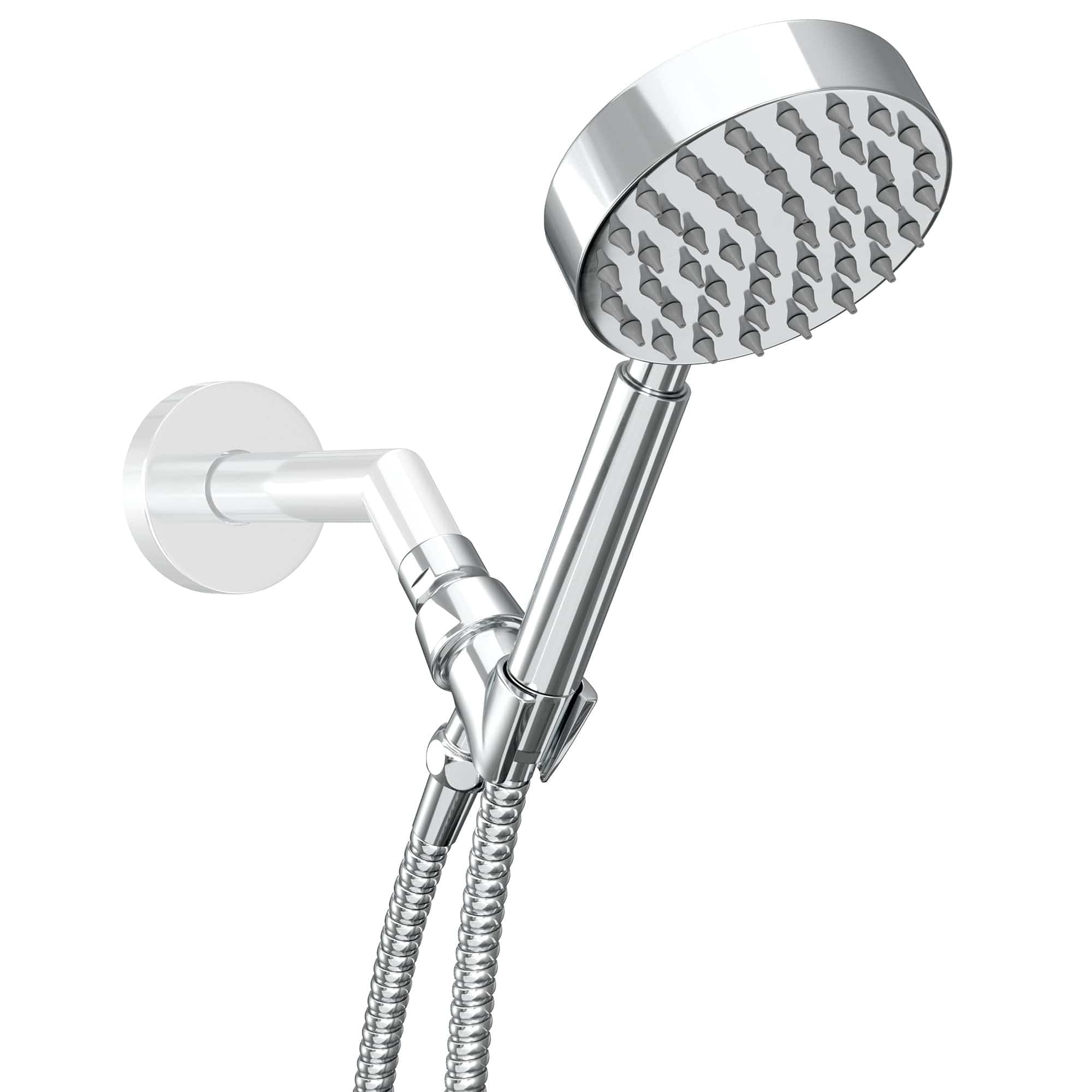 All Metal Handheld Shower Head Set - High Pressure 1-Spray - 2.5 GPM