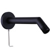 Black All Metal Shower Arm Flange 7 Inch