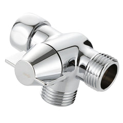 ALL METAL 3-WAY SHOWER ARM DIVERTER VALVE FOR DUAL SHOWER HEADS