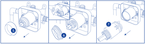 How to replace cartridge in shower all metal shower valve and trim set