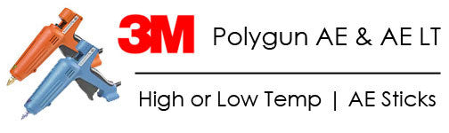 3M Polygun AE and AE LT hot melt glue guns
