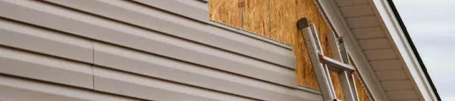 exterior siding on residential home