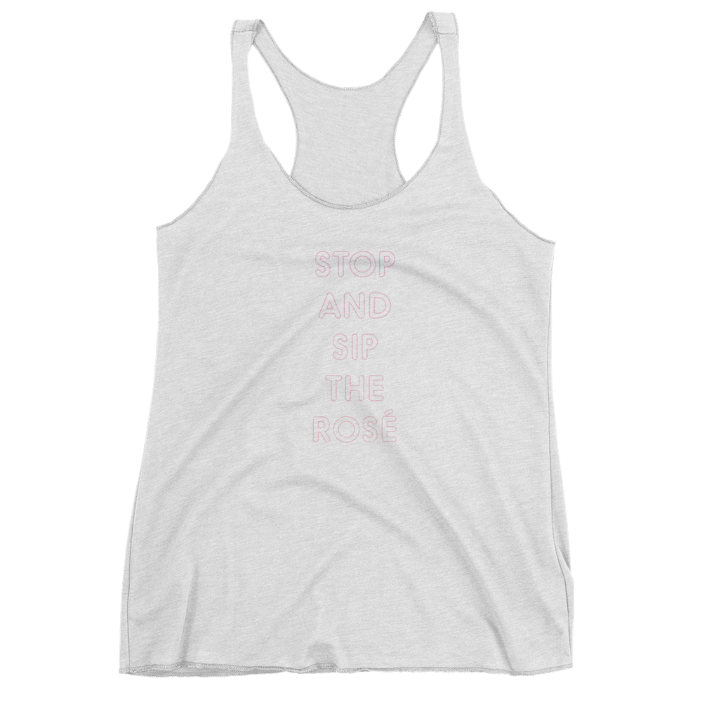 Stop And Sip The Rosé Women's Tank - The VinePair Store