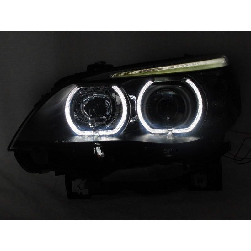 DEPO BMW E60 04-10 PROJECTOR HEADLIGHTS WITH V3 F30 STYLE ...