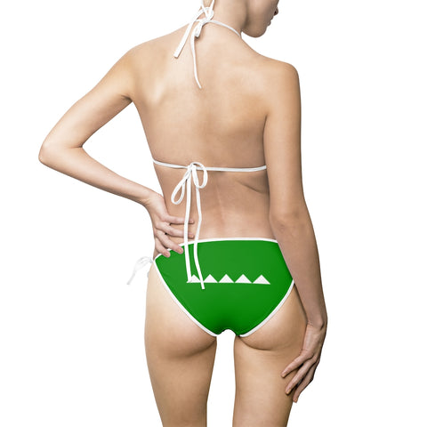 PUERTO RICO Flag Design Bathing Suits Swimsuits Swimwear Bikini (Sizes:  S-2XL)