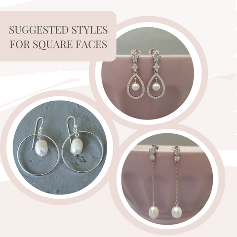 Earrings for square faces