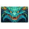 A Mystic Blue Dragon Head Playmat