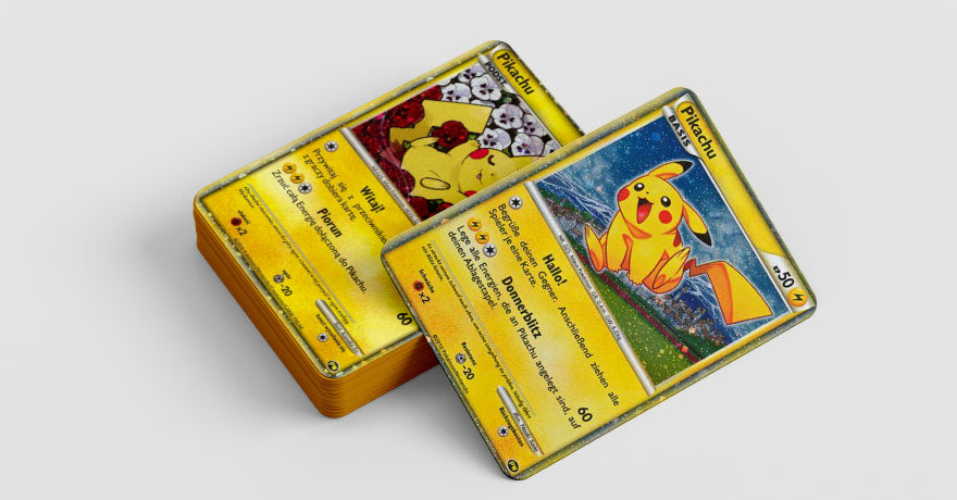 deck of pikachu world collection cards