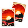 Crimson Peak of the Rising Sun Card Sleeves