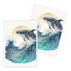 Flowing with the Ocean Card Sleeves