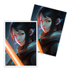 Glowing Saber Maiden Card Sleeves