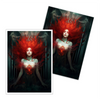 Lady of the Crimson Veil Card Sleeves