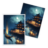 Moonlit Edo Card Sleeves