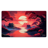 Red Sunset over the Horizon Playmat