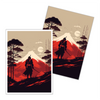 Samurai Solitude Card Sleeves
