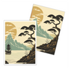 Serene Sunset Sanctuary Card Sleeves