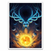 A Celestial Spirit Deer Card Sleeves