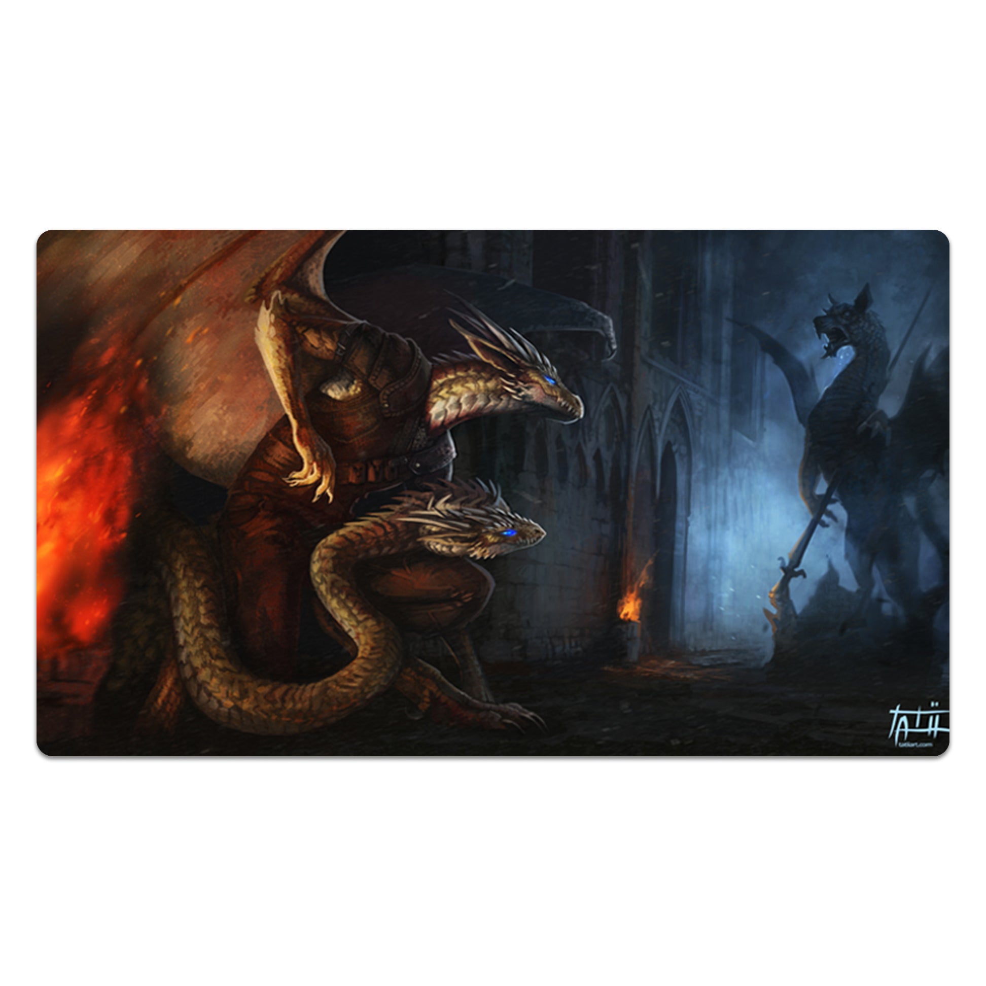 Bend Thy Knees To Your Alpha Mouse Pad
