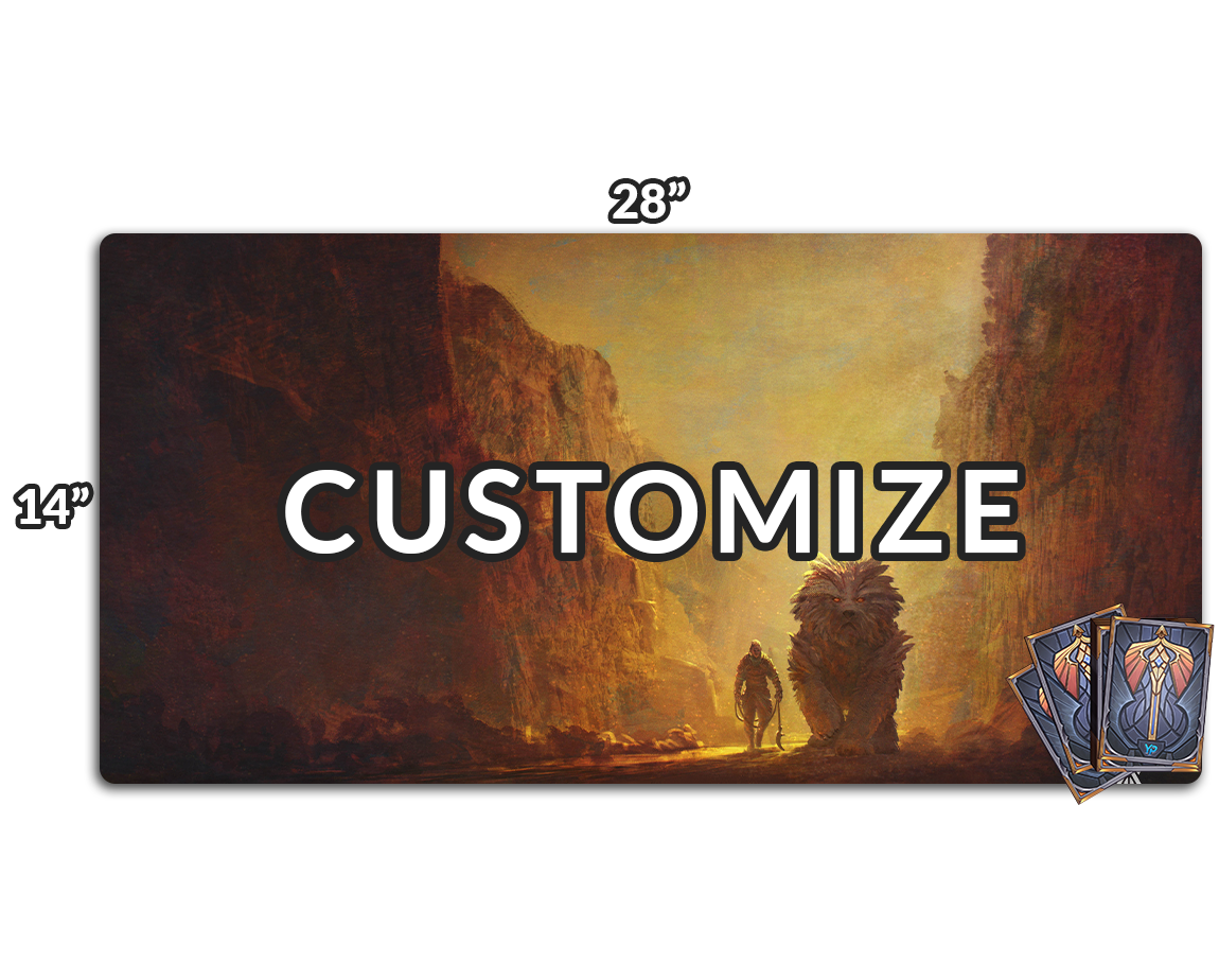 Custom Playmat 28" by 14"