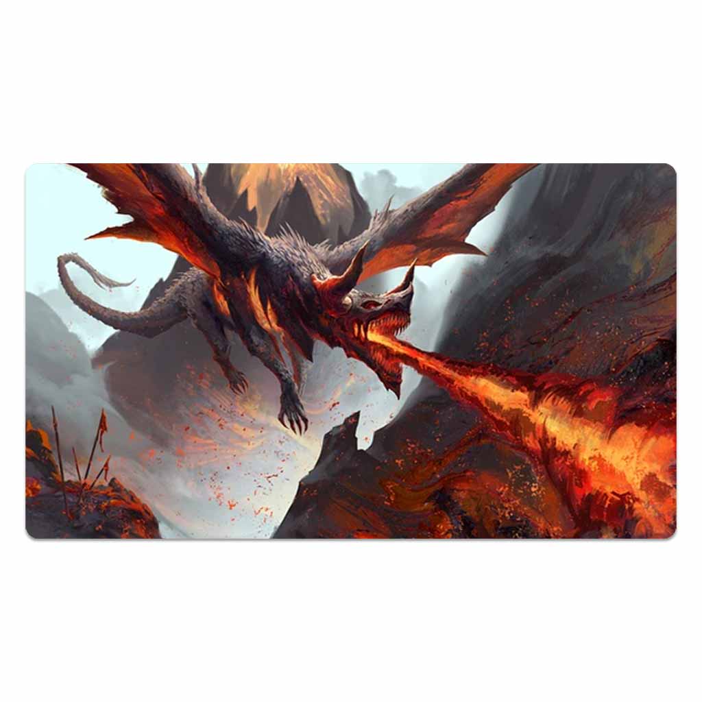 Cataclysmic Dragon Fire Playmat