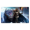 Dark Witch And Her Spirit Wolf Mouse Pad