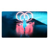 Faceless Mage Triple Vertical Halos Mouse Pad