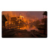 Fire Stilt Huts Standard Playmat