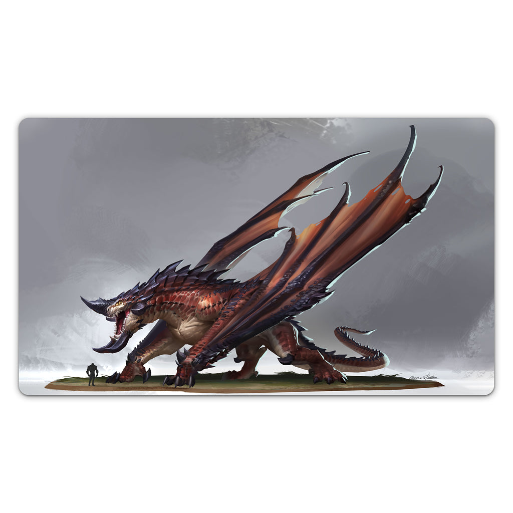 Giant Flame Dragon Playmat