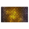 Golden Hexagons Mouse Pad