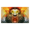 Lion Polygon Symmetry Mouse Pad