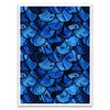 Mermaid's Tail Blue Strata Liquid Card Sleeves