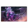 Purple Horned Black Magician Mouse Pad