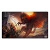 Raging Battle Between The Queen Of The Land And The Ether King Playmat