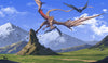 Run Away From The Airborne Prey Playmat