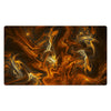 Strata Liquid Orange And Gold Mouse Pad