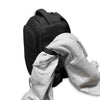 black tcg backpack with belt