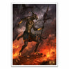 The Flaming Battle Of The Gods Card Sleeves2