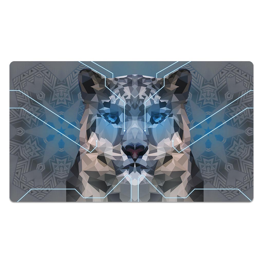 Tiger Polygon Symmetry Playmat