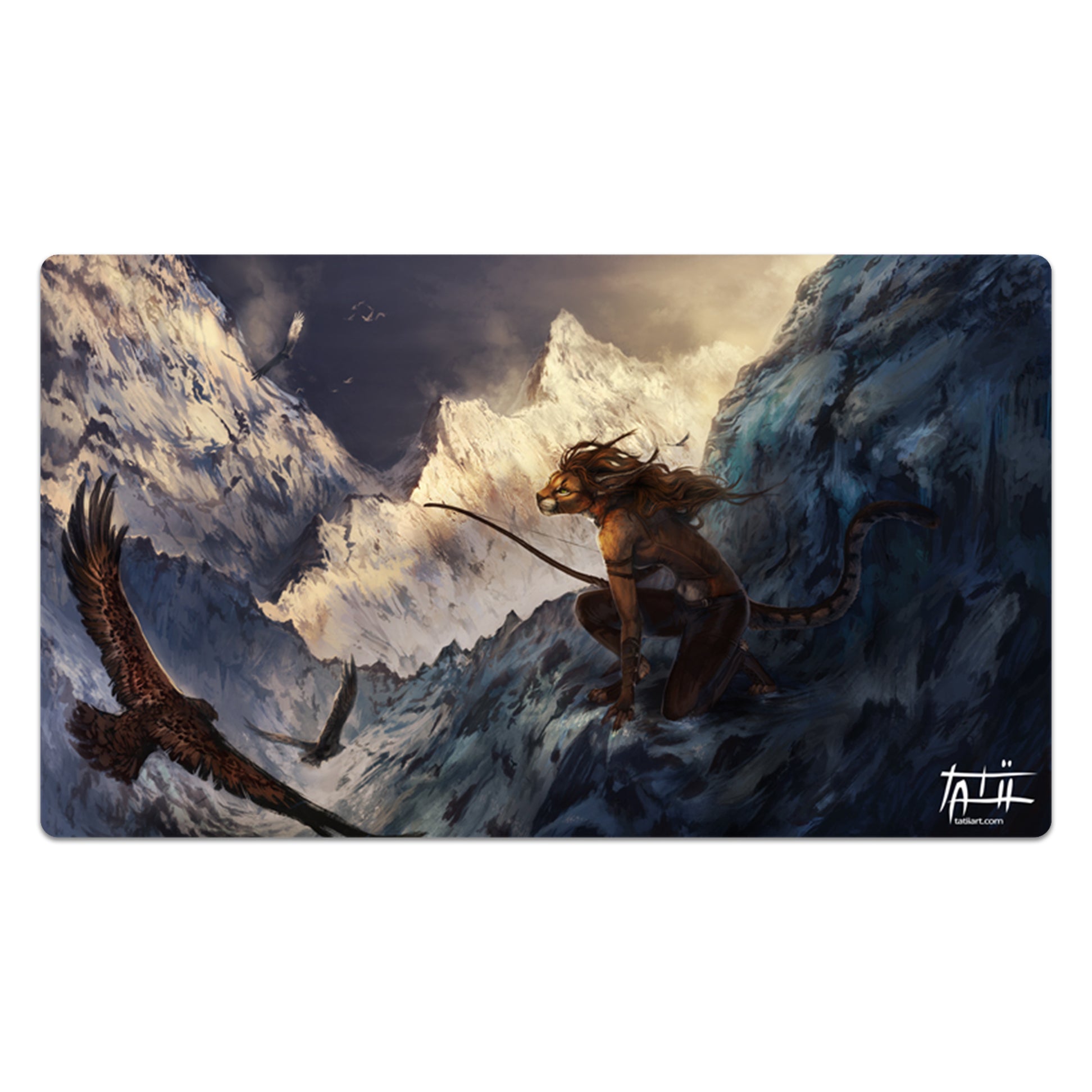 Up For A Winter Hunting Playmat
