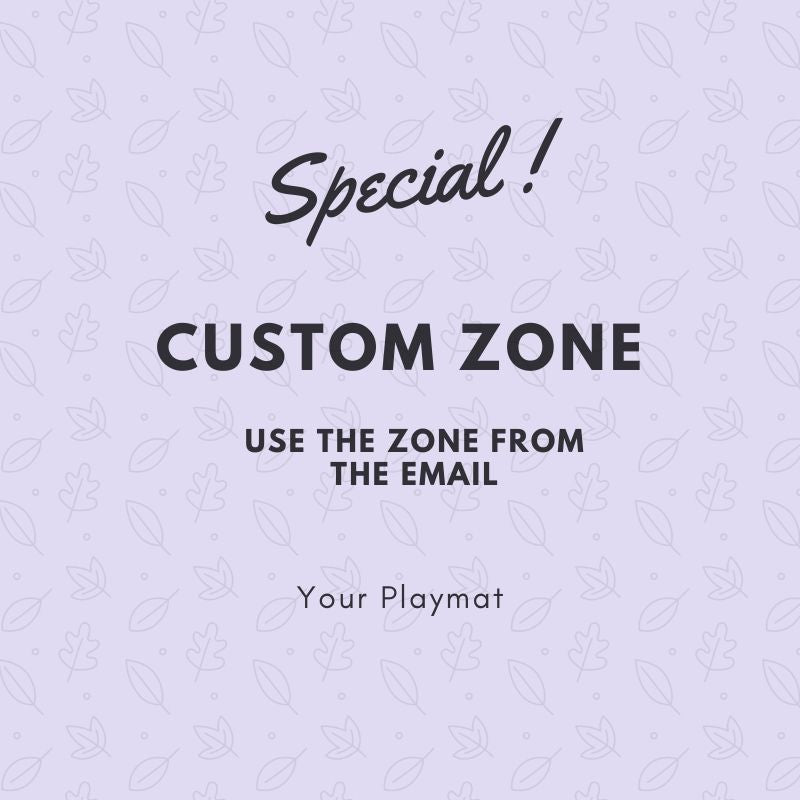 Custom zone (Use zone from email)