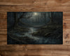 Swamp Black Waters - MTG Playmat - 24 x 14 inches - MTG Gifts - Magic The Gathering Gifts - Stitched Playmat