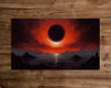 The Red Eclipse - MTG Playmat - 24 x 14 inches - MTG Gifts - Magic The Gathering Gifts - Stitched Playmat
