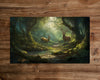 The Luminescent Thicket - MTG Playmat - 24 x 14 inches - MTG Gifts - Magic The Gathering Gifts - Stitched Playmat