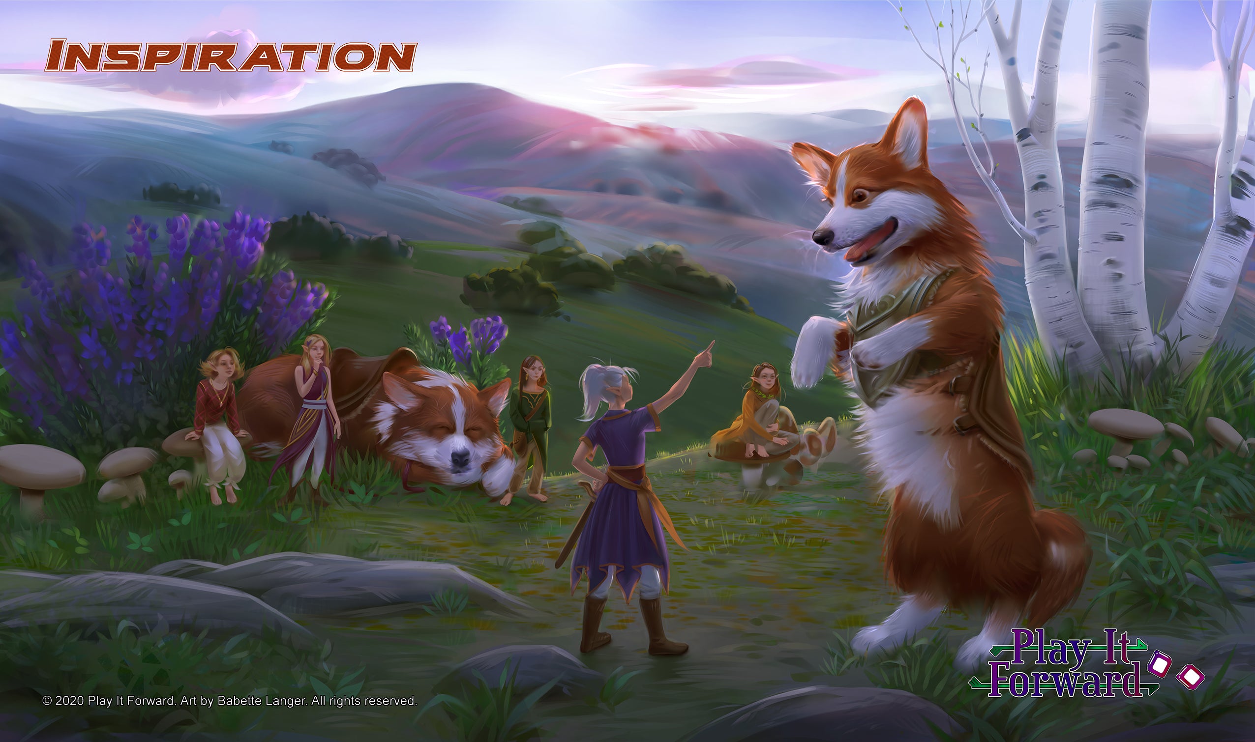 Corgi Inspiration Playmat