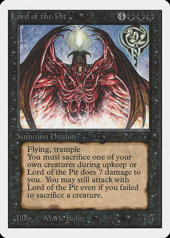 Lord of the pit mtg art