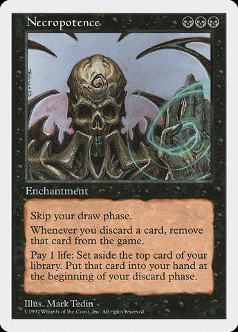 necropotence art mtg