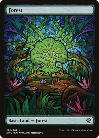 dominaria full art forest art